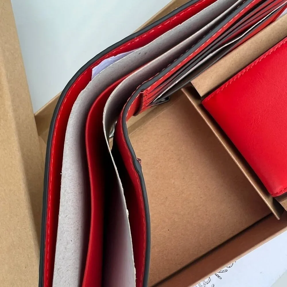 Coach mens wallet 3 in 1 wallet + card case boxed gift set in signature canvas - Picture 6 of 12